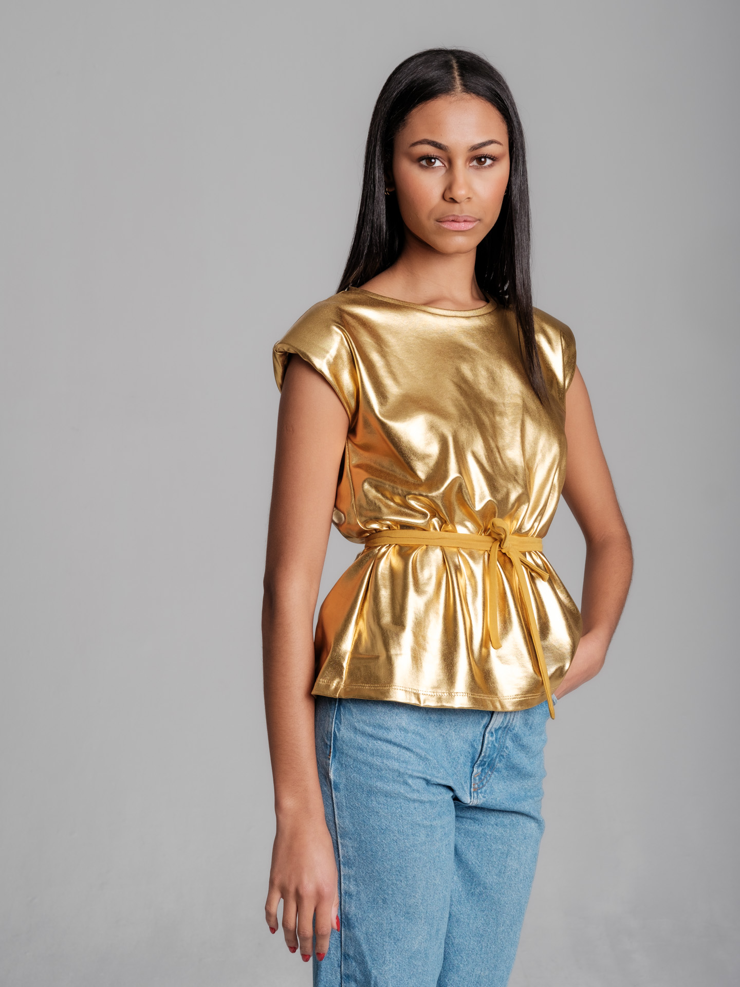 Bowie glam gold I Top