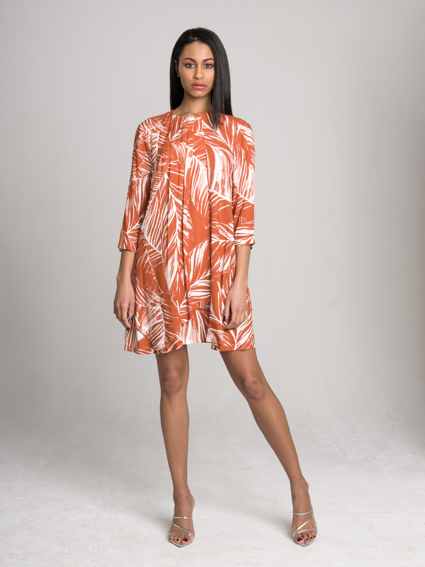 Petite rust I Dress