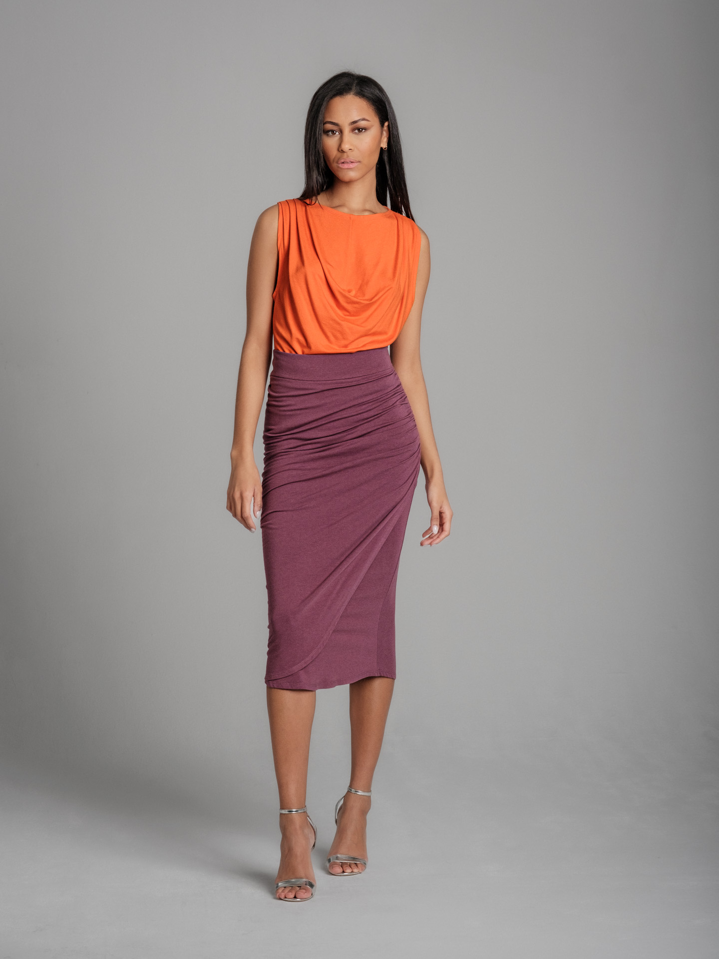 Shaye midi berry I Skirt