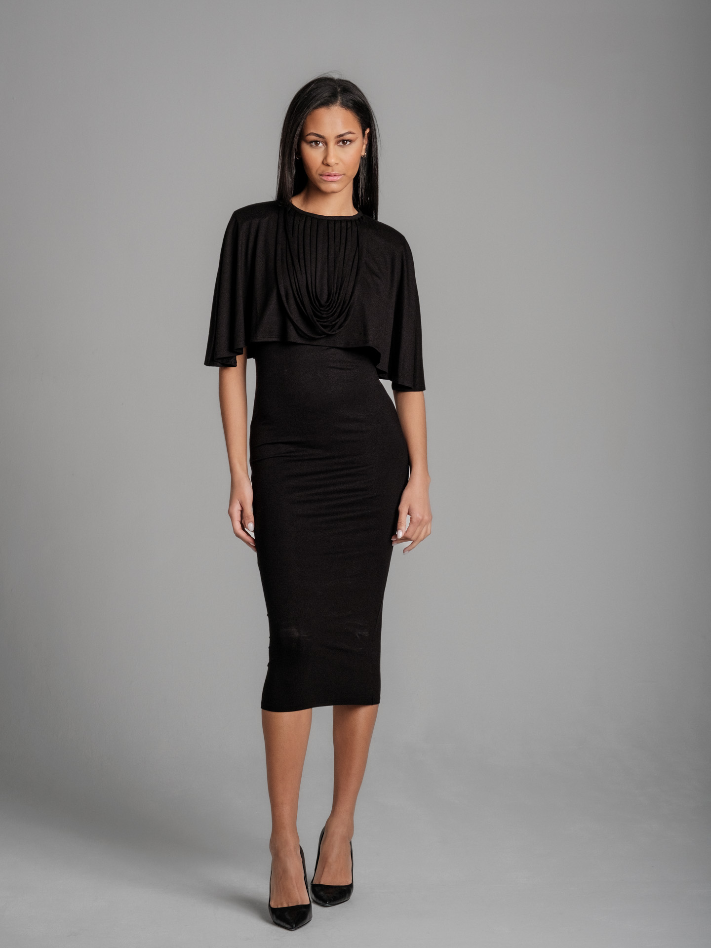 Omenala midi black I Dress