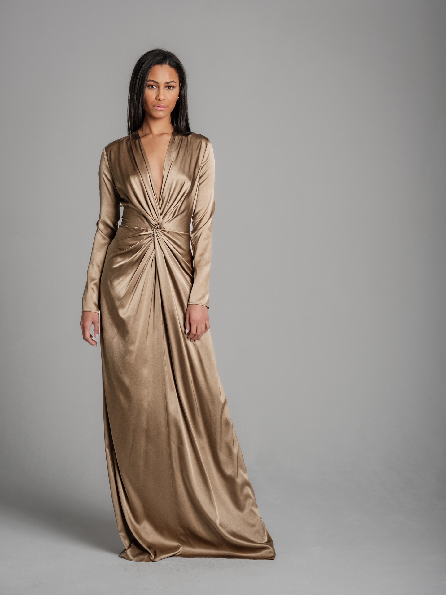 Kimono Klassik gold I Dress