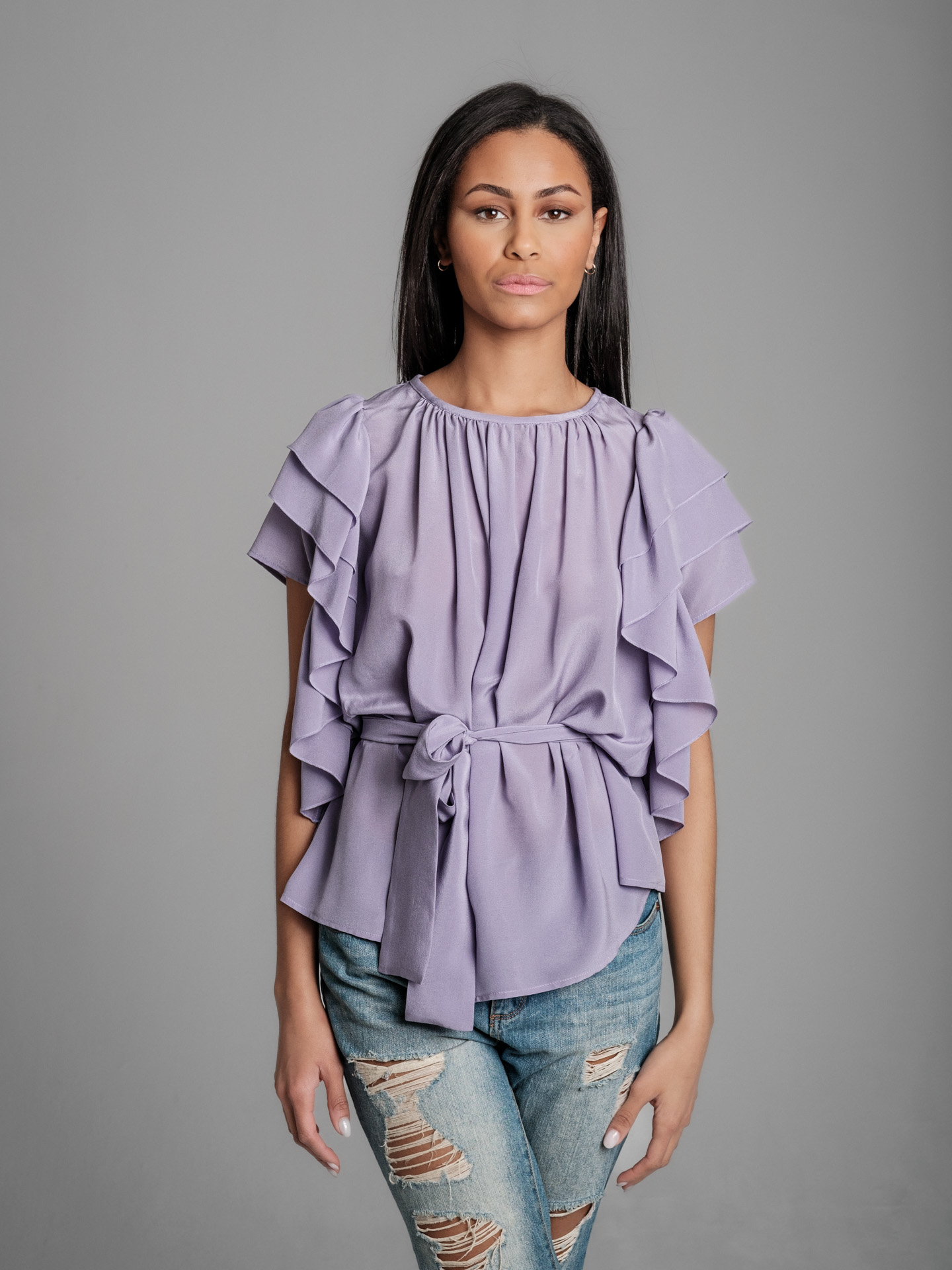 Butterfly lavender I Blouse