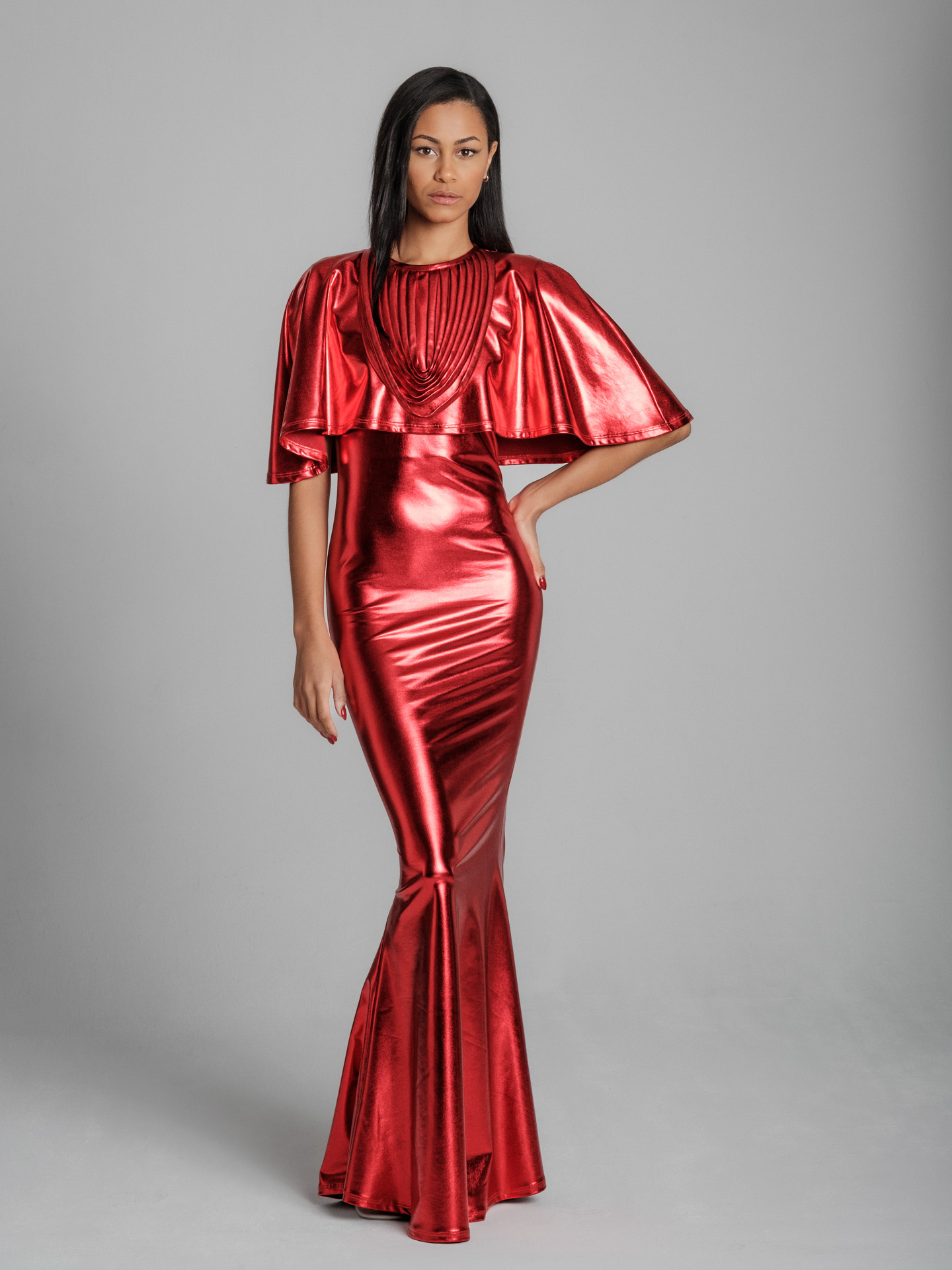 Omenala glam red I Dress