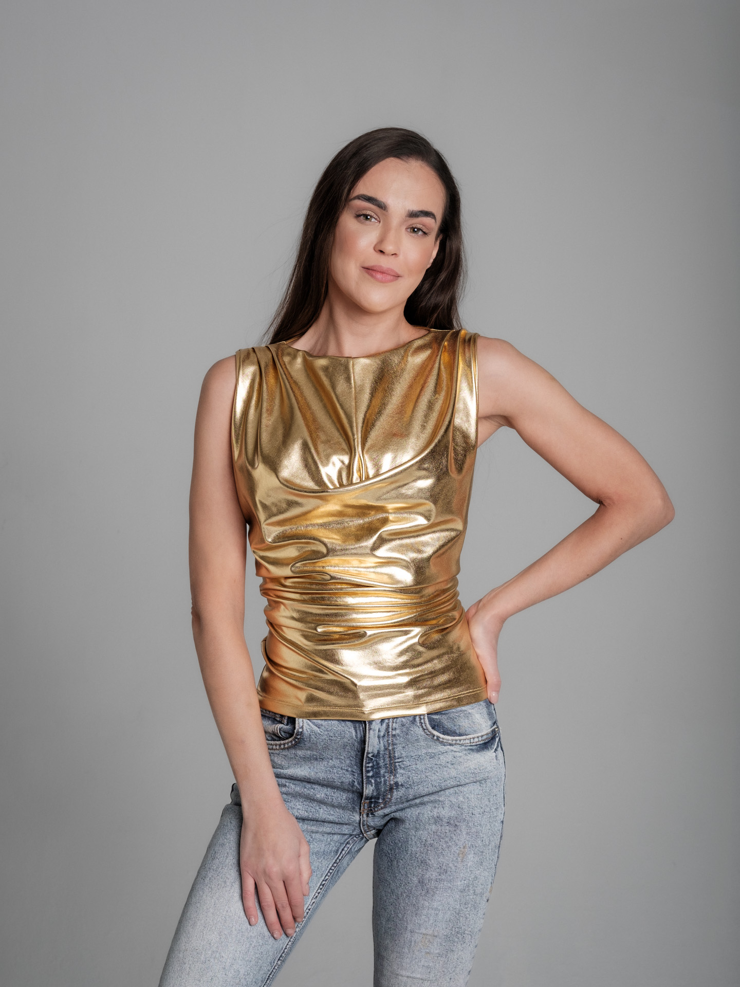 Onu glam gold I Top