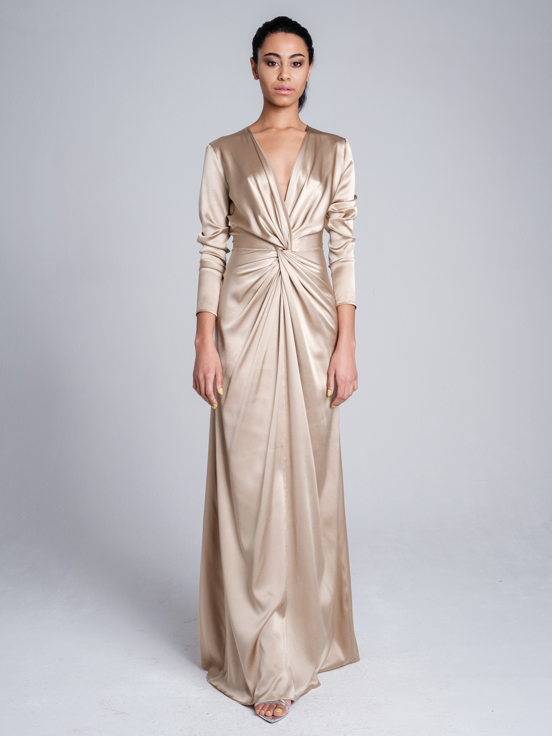 Kimono Klassik gold I Dress